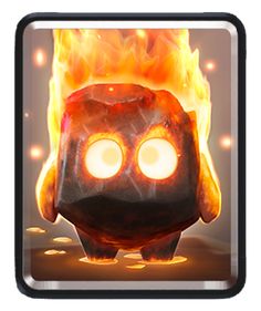 an image of a fire spirit card with the text,'free spirit'in front of it