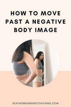 It's unfortunate that the media and society have set unrealistic body image standards. But the good news is that you can in fact move on from having an unhealthy body image. In this post, I share my best advice as a faith based life coach about how to move past a negative body image, including how to fully love your body instead of hating it, including how to improve body positivity, how to stop negative self talk, and more. If you're working on moving past a negative body image, this is a must Stop Negative Self Talk, Healthy Changes, Negative Self Talk, Self Talk, Negative Emotions