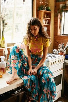 Modern Hippie Style, Look Boho Chic, Skirt Diy, Estilo Hippy, Modern Hippie, Stil Boho