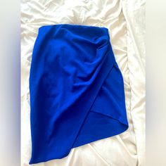 Size Medium, New With Tags Asymmetrical Royal Blue Skirt Royal Blue Skirts, Blue Skirt, Royal Blue, Womens Skirt, Blue, Women Shopping, Color