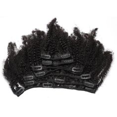 Beautiful Human Hair Extensions Clip-Ins 4a, 4b, and 4c Jasmine Coil Human Hair Extensions Clip-Ins Curl Pattern – Zig Zag Coily We recommend 2 sets of clip-ins for most styles. Each set has 7 pieces with the following measurements per piece: 1 – 8-inch w/ 4 clips 2 – 7-inch w/ 3 clips 2 – 4-inch w/ 2 clips 2 – 3-inch w/ 2 clips 7 Clip In pieces per set Unprocessed, natural virgin hair Double drawn, reinforced wefts, with anti-breakage clips Secured clips for installation with or without braids Natural Human Hair Extensions, 4b Hair, 4a Hair, Hair Extensions Clip, Beautiful Human, Natural Human Hair, Curl Pattern, 4c Hairstyles, Clip In Hair Extensions