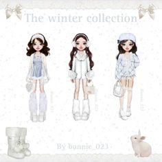 the winter collection by bunnie 023 is available for purchase on etsyle com