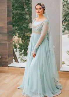 Pakistani Engagement Dresses Simple Beautiful, Nikkah Hair, Brides 2023, Wedding Guests Dress, Casual Bridal Dress, Asian Wedding Dress Pakistani, Dresses For Ladies, Desi Wedding Dresses, Asian Bridal Dresses