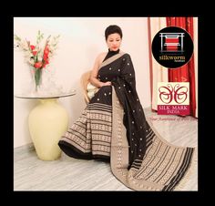 Mulberry silk Makhala Chador With Assamese Traditional Design Victorian Dress