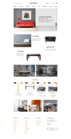 an image of a website page with furniture and decor items on the bottom right hand corner