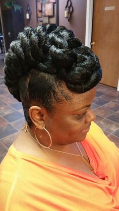 Modern Updos, Big Braid, Modern Updo, Classic Bun, Lisa Hair, Bun Style, Finger Wave Hair, Black Hair Short Cuts