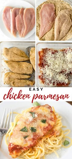 chicken parmesan is an easy and delicious dinner recipe