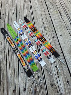 Check out these unique loom beaded lanyards.  The detail is just incredible. They are approximately 18" in length from the nape of neck to top of clasp. Badge holder clip is another 2 1/2" in length. Some vary in length slightly, color may vary slightly due to lighting. Cheap Multicolor Lanyards For Crafting, Beaded Lanyard, Nape Of Neck, Beaded Lanyards, Unique Loom, Badge Holder, Badge Holders Lanyard, Badge Holders, Lanyard