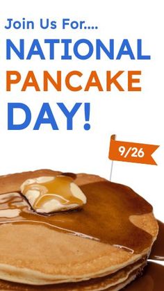 the national pancake day is now available for everyone to enjoy and share with friends