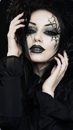 Gothic Umbrella, Darya Goncharova, Gothic Hair, Easter Makeup, Goth Glam, Witch Makeup