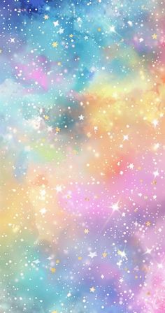 an abstract background with stars and pastel colors, like the sky or space between them