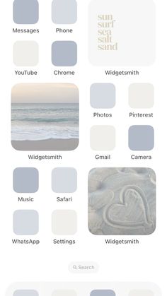 the color scheme for an ocean themed wallpaper with white and gray colors, including blue,