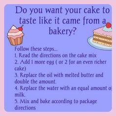 an image of a cake recipe on the webpage