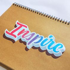 3D Hand-Lettering by James Lewis – Inspiration Grid | Design Inspiration