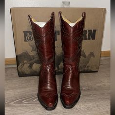 Preloved Corral Red Heart With Studs Boots. Size 7. Preloved, But Still In Great Condition As Shown In Pics And With All Studs Attached! Retired Style! Will Ship In A Boot Box. Style R1030 Western Style Red Leather Mid-calf Boots, Red Western Heeled Boots With Snip Toe, Classic Red Boots For Rodeo, Red Leather Snip Toe Mid-calf Boots, Red Round Toe Heeled Boots For Rodeo, Western Style Red Mid-calf Boots With Pointed Toe, Western Red Square Toe Boots, Red Western Boots With Square Toe, Red Heeled Boots For Rodeo