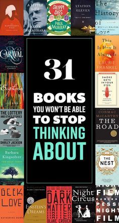 the cover of 31 books you won't be able to stop thinking about