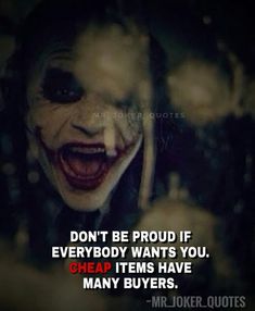 the joker quote from the movie it's hard to tell if he wants to be afraid