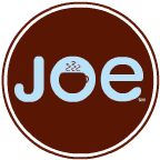 the logo for joe's coffee