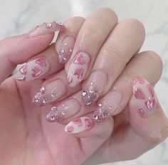 Ombre Chrome, Pretty Pink Nails, Ombre Chrome Nails, Nails Pictures, Nails Images, Pink And White Nails, Pink Chrome Nails, Asian Nails, Cute Acrylic Nail Designs