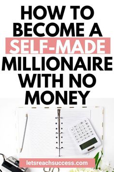 Self Made Millionaire, Make Money From Pinterest, Money Strategy, Money Management Advice, Money Saving Strategies, Financial Life Hacks