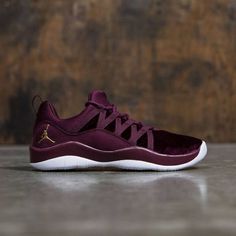 Jordan Big Kids Girls' Jordan Deca Fly Heiress Collection (GS) (night maroon / metallic gold-white) Shoe Showcase, Nike Footwear, Jordans Girls, Jordan Shoes Girls, Nike Shoes Jordans, Air Jordan Retro, Air Jordans Retro, Jordan Retro, The Present