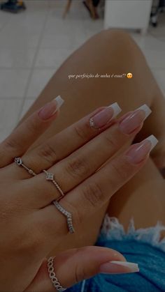 Nails Bailarina, Fancy Nails Designs, Nail Room, Glamour Nails, Elegant Nails, Nail Art Ideas, Fancy Nails, Long Nails, Nails Inspiration