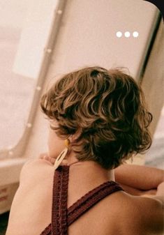 Women’s Short Curly Hair, Curly Bob Fine Hair, Curly Tomboy Haircut, Permed Pixie Hairstyles, Short Hair For Wavy Hair, Curly Long Pixie, Very Short Wavy Hair, Perms For Short Hair Loose, Wavy Perm Short Hair