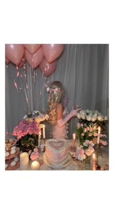 Pink Birthday Decorations, Sweet Sixteen Birthday Party Ideas, Girly Birthday Party, Happy Birthday Decor, Cute Birthday Pictures, Cute Birthday Ideas, Bday Party Theme, Pink Birthday Party, 23rd Birthday