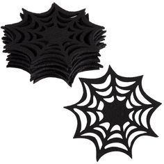 PRICES MAY VARY. What You Will Get - 10 pack Halloween drink coasters are included in the package, sufficient for your party and home needs. Unique Design - Our Halloween drink coasters are designed with the shape of spider web, colored in black, which matches with the Halloween classic elements, creating strong festive atmosphere for your party. Good Material - Our spider web coasters are made from non-woven fabric, thick and durable, which can protect your table from heat and cold. Size - Each Church Halloween Party, Spooky Bride, White Halloween Party, Church Halloween, Halloween Drink, Drink Coaster Design, Football Ideas, Office Party Decorations, Housewarming Decorations