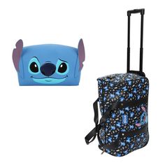 Lilo & Stitch Wheeled Duffle Bag & Cosmetic Bag Kit Stitch Clothes Handbags, Stitch Makeup Kit, Lilo's Doll, Lilo And Stitch Backpack, Disney Loungefly Backpack Stitch, Lilo And Stitch Handbags, Toothless And Stitch, Lilo And Stitch Characters