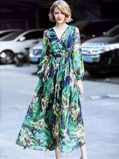 Fashion Design Dress, Floral Print Maxi Dress, Floral Print Maxi, Style Maxi Dress, Long Maxi, Printed Maxi Dress, Womens Maxi Dresses, Dress Fashion