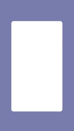 a white square on a purple background