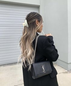 Saint Laurent Kate Bag, Saint Laurent Sunset Bag, Ysl Sunset Bag, Black Vivienne Westwood, Lazy Girl Hairstyles, Vivienne Westwood Dress, Hair Extension Brands