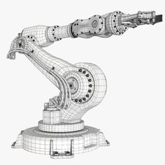 Robot Factory, Robotic Arms, Industrial Robotic Arm, Arm Model, Robotic Automation, Sci Fi Props, Polygon Modeling, Mechanical Arm, Hard Surface Modeling