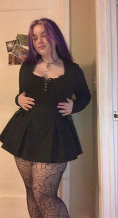 Goth Outfits Plus Size, Summer Goth Outfits, Plus Size Goth, Fall Ootd, Looks Party, Looks Street Style, Ootd Style, Alternative Outfits, Goth Outfits