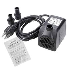 an image of a water pump and power cord