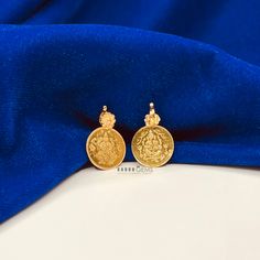 22k Gold Laxmi/Ganesh Coin Pendant. Net Gold Weight 1.08gm / Pendant Size ~1.2cm Laxmi Ganesh, Coin Pendant, 22k Gold, Belly Button Rings, Cufflinks, Coin, Pendant, Gold, Quick Saves