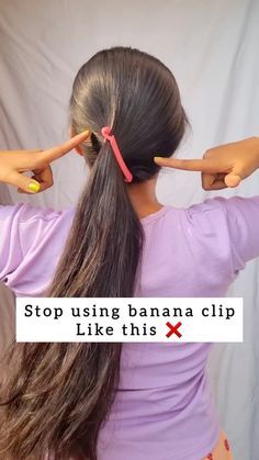 Banana Clip, Talcum Powder, Easy Hairstyle, Hair Tips, Hair And Makeup, Hair Art