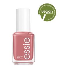 essie Nail Color, 144 Eternal Optimist over a thousand nuanced colors, essie original nail polish takes from the latest fashion and cultural trends to make your manicure possibilities endless. | Essie Nail Color, 144 Eternal Optimist At Hy-Vee Rose Pink Nail Polish, Rose Pink Nails, Mauve Nail Polish, Mauve Nails, Essie Nail Colors, Shine Nails, Vegan Nail Polish, Essie Nail Polish, Nail Lacquer