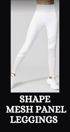 Mesh panel leggings ensure you stay cool and dry during your workouts by promoting air circulation and wicking away moisture. Air Circulation