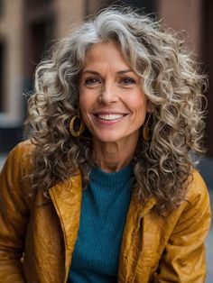 34 Chic Shag Haircuts to Elevate Style for Women Over 50! Naturally Curly Hair Over 50 Women, Short Layers Medium Length Curly Hair, Layered Curly Haircuts Natural Curls, Curly Shag Haircut Medium, Aging Hair Color, Curly Shag, Best Haircuts For Women, 2024 Hair Trends, Curly Shag Haircut