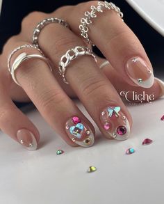 Modern French Nails, Cactus Nails, Tape Nail Art, Magic Nails, Asian Nails, Gelish Nails, Nail Candy, Simple Acrylic Nails, Modern French