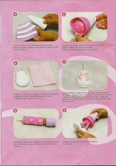 instructions on how to make cupcakes with fondant icing and paper towels