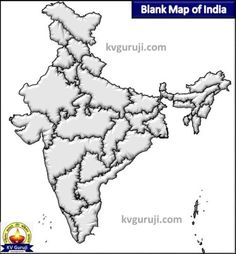 blank map of india with states and major cities