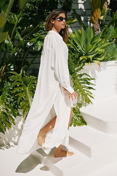 Linen, viscose Oversized fit Button front Machine wash Imported | Oversized Linen Button-Front Maxi Dress by Anthropologie, Women's, Size: XS, Linen/Viscose Oversized Button Down Shirt Dress, Long Sleeve Shirt Dress With Button Closure For Beach, Relaxed Fit Shirt Dress With Button Closure For Beach, Oversized Buttoned Shirt Dress For Day Out, Long Shirt Dress With Button Closure For Beach, Beach Rayon Shirt Dress, Oversized Buttoned Shirt Dress For Summer, Oversized Long Sleeve Shirt Dress For Beach, Oversized Summer Shirt Dress For Daytime