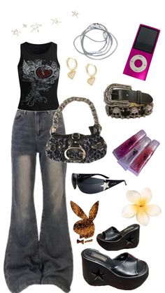 #y2koutfits #2000sfashion #retrostyle #millennialfashion #nostalgicfashion #throwbackoutfits #vintageinspired #90sstyle #early2000s #fashiontrends #trendyoutfits #fashioninspo #ootd #fashionblogger #fashionista #y2kfashion #2000sstyle #nostalgiavibes #fashionthrowback #millennialstyle #y2kthrowback #2000sfashiontrends #retrofashion #2000soutfits #fashionforward #y2kstyle Sparkly Y2k Outfit, Y2k Conservative Outfits, 2000 Baddie Outfits, Y2k Leggings Outfit, Y2k Clothing Brands, Y2k Alt Outfits, Year 2000 Outfits, Trashy Y2k Outfits, 2000s Fashion Outfits Casual