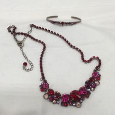 Questions? Leave A Comment Below! Preowned In Good Condition. Adjustable With Lobster Claw Lock Sorrelli Jewelry, Necklace Matching, Swarovski Crystal Necklace, Matching Bracelet, Matching Bracelets, Ruby Red, Lobster Claw, Swarovski Crystal, Crystal Necklace