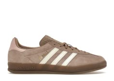 adidas Gazelle Indoor Brown Pink (Women's) Pink Gazelles, Adidas Gazelle Indoor, Pink Sale, Lemon Pepper, Brown Sneakers, Hot Sneakers, Clothes Outfit, Jordan 3, Pink Shoes