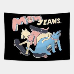 Mom Jeans band -- Choose from our vast selection of tapestries to match with your desired size to make the perfect custom tapestry. Pick your favorite: Movies, TV Shows, Art, and so much more! Available in small, medium, large. Perfect for decorations in apartments, bedrooms, and dorm rooms. Mom Jeans Poster, Mom Jeans Band, Midwest Emo, Band Poster, Band Mom, Classic Wall, Love Posters, Band Posters, Tapestry Design