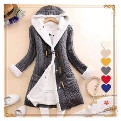 Middle Age Fashion, Knit Cardigan Sweater, Winter Cardigan, Autumn Casual, Cardigan Sweater Jacket, Coat Winter, Fall Coat, Sweater Coat, Solid Clothes